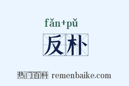 反朴是什么意思的图片